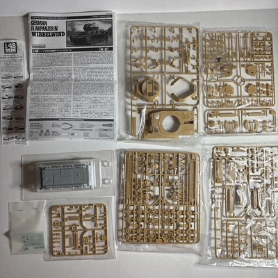 Tamiya # 32544 German Flakpanzer IV Wirbelwind 1/48 Scale Model Anti Aircraft - Image 1 of 4