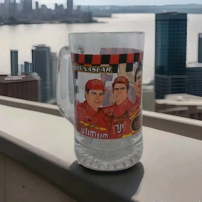 2000 Nascar Busch Series Glass Beer Mug Slim Jim Racing Team #44 Terry Labonte - Image 1 of 2
