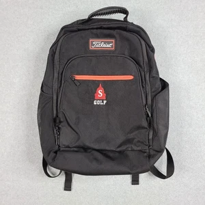 Titleist Rucksack schwarz mit roten Akzenten und mehreren Taschen - Bild 1 von 9