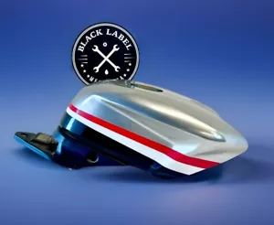 Genuine Ducati 848-1098-1198 Plastic Fuel Gas Petrol Tank Faux Aluminum Finish - Picture 1 of 10