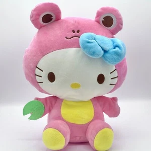 2020 Sanrio 12” Pink Hello Kitty Frog Costume Lily Plush Doll Figure Item 208081 - Picture 1 of 24