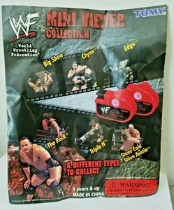WWF WORLD WRESTLING FEDERATION MINI VIEWER COLLECTION 6 PC SET Rock Stone WWE - Picture 1 of 5