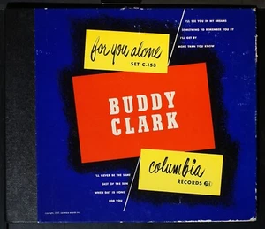 Buddy Clark - For You Alone - 10" shellac 4x78rpm album Columbia Set C-153 (VG) - Picture 1 of 9