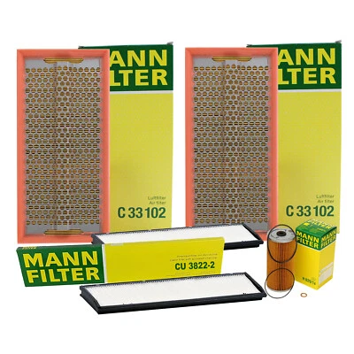 Сервисный комплект фильтра Mann для Mercedes-Benz 400E 400SEL 500E 500SEC - Изображение 1 из 2