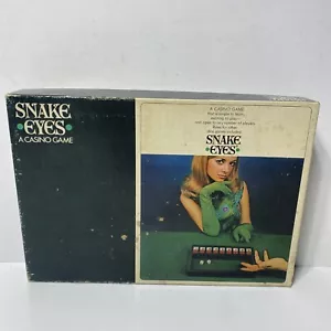 1968 SNAKE EYES A CASINO GAME COMPLETE SELCHOW & RIGHTER - Picture 1 of 15