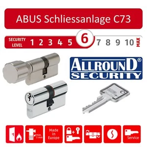 ABUS Schließanlage C73 2x30/35 2x10/30 gleichschließend 12 x Schlüssel - Picture 1 of 1