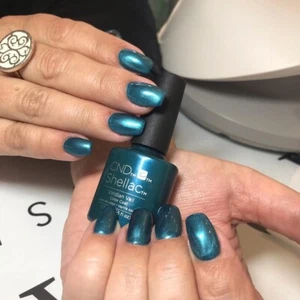 CND Shellac Viridian Veil 7,3 ml Neu Nagellack Top Super Qualität UV LED - Bild 1 von 2