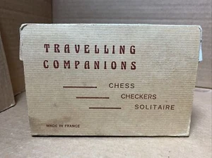 Juego de damas de ajedrez solitario de colección compañeros de viaje francia - bonito - Imagen 1 de 12
