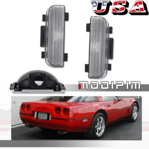 Clear Tailgate Rear Reverse Backup Lamp Lights LH+RH Sides For 84-90 Corvette C4 - Picture 1 of 8