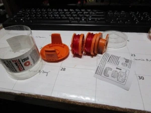 WORX WA0207 2 Replacement Spool & 1 Spool Cap for most WORX cordless trimmers - Picture 1 of 15