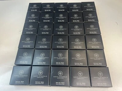 Lot Of 30 New Savvy Minerals Young Living Powder Blush Makeup - SERENE - 0.06 Oz - Image 1 of 4