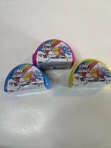 3 PACK CARE BEARS SURPISE COLLECTIBLE FIGURES NEW Basic Fun 2” - Picture 1 of 15