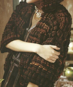 Siena Rooftop Sweater KNITTING PATTERN INSTRUCTIONS ONLY from magazine - Picture 1 of 4