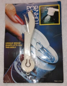 Abridor de lengüeta de extracción de botellas Pop & Turn publicidad Pepsi vintage nuevo en paquete - Imagen 1 de 5