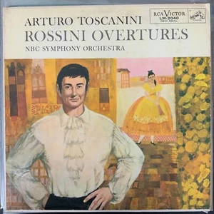 TOSCANINI-ROSSINI OVERTURES-ORIGINAL RCA VICTOR RED SEAL LM-2040 VINYL-RARE - Picture 1 of 2