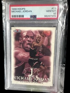 PSA 10 GEM MINT 1998 HOOPS MICHAEL JORDAN #23 BULLS 31401 B188 - Picture 1 of 1