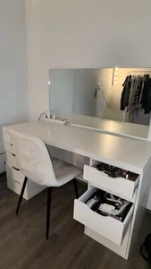 Schmink/Schreibtisch Mit Spiegel Und Lichter !! - Bild 1 von 4