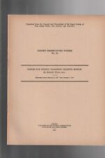 ROYAL SOCIETY of NSW , SYDNEY OBSERVATORY PAPERS , No.14 , 1951