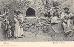 Mexico - Familia de Indios - Ed. Iturbide Curio Store 155 - Picture 1 of 2
