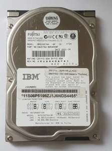 20.4 GB Ide Fujitsu MPG3307AH -bf P-Ata 7200rpm HDD 3,5 " Internal Hard Drive - Picture 1 of 1