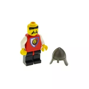 1x LEGO Mini Figurines Knight 4 Castle Royal Arms Lion 3844 973p4d cas066 - Picture 1 of 1
