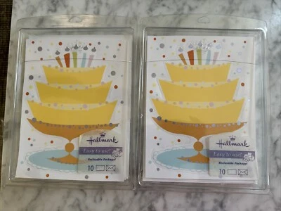 VTG Hallmark Printable 10 Invitations/ Announcement Cards & Envelope| USA |2 Box - Image 1 of 4