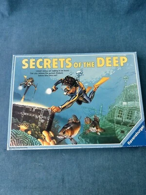 Secrets of the Deep Ravensburger 1991 Vintage Game Excellent Condition COMPLETE - Image 1 of 4
