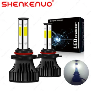 4-Sides 9005 HB3 LED Headlight Bulbs Hi / Beam 6000K Bright White Conversion Kit - Imagen 1 de 10