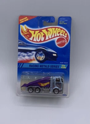 Hot Wheels Racing Metals Series Ramp Truck Diecast Truck #337 Blue #2/4 New - Image 1 of 4