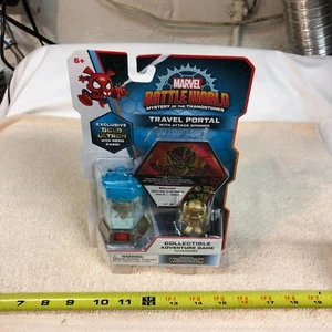 MARVEL BATTLE WORLD MYSTERY OF THE THANOSTONES TRAVEL PORTAL with ATTACK SPINNER - Picture 1 of 5