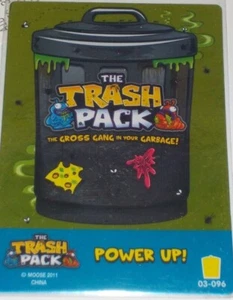 The Trash Pack Trading cards Metallic #03-096 POWER-UP - Picture 1 of 2