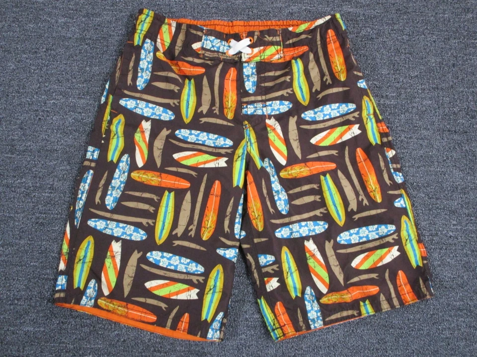 Shorts de natação Mossimo board masculino marrom grande multicolorido - Imagem 1 de 4