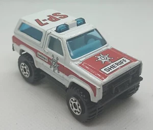 Vintage Matchbox Car 1983 Chevy Blazer 4x4 Sheriff SP-7 - Picture 1 of 5