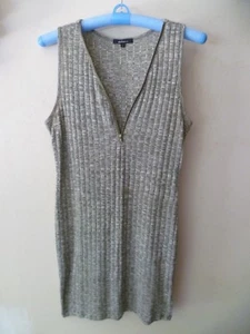 Ambiance Apparel Women's One Piece Dress Green Honey comb Sleeveless Sz L Summer - Picture 1 of 6