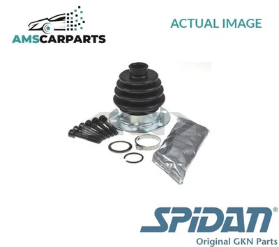 CV JOINT BOOT KIT TRANSMISSION END REAR RIGHT LEFT WHEEL SIDE 22451 SPIDAN NEW - Image 1 of 4