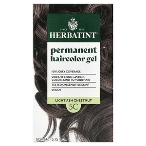 Permanent Haircolor Gel, 5C Light Ash Chestnut, 5.75 fl oz (170 ml) - Picture 1 of 3