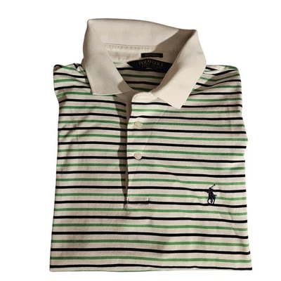Polo Golf Ralph Lauren Performance Striped Golf Polo Shirt - Image 1 of 3