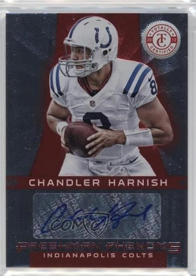 2012 Totally Certified Platinum Red /290 Chandler Harnish #111 Rookie Auto RC - Image 1 of 2