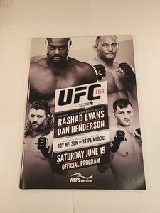 UFC 161 Official Program! Rashad Evans Vs Dan Henderson -Very Rare!  - Picture 1 of 12