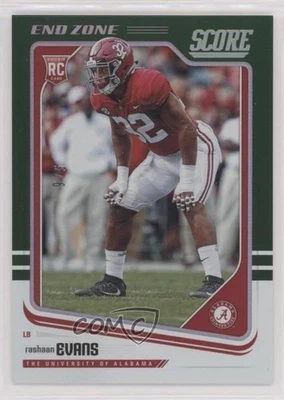 2018 Score Rookies End Zone /6 Rashaan Evans #345 Rookie RC - Image 1 of 2