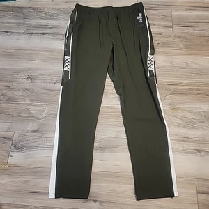 Rhone Black White Breathable Drawstring Coaches Track Pant Size Mens Large NEW - Picture 1 of 12