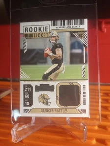 2024 Panini Contenders - Rookie Ticket Patch Spencer Rattler #RTS- SRR (MEM, RC) - Picture 1 of 2