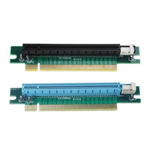 90Degree PciE Pcie 16X Right Angle Extender Protector Adapter Card for 1U - Afbeelding 1 van 9