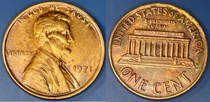USA 1971 P Lincoln Memorial Cent KM-201 Bronze ss+ #15 - US-Verkäufer - Bild 1 von 1