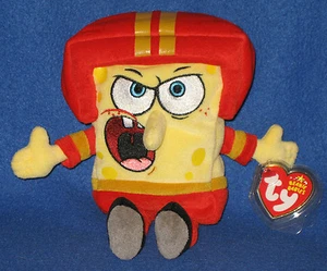 TY BOB ESPONJA QB el BEBÉ BEANIE - COMO NUEVO con ETIQUETAS COMO NUEVO - Imagen 1 de 1
