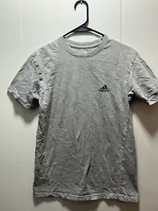 Adidas Maglia Uomo Taglia S Grigio Golf Logo Manica Corta Girocollo Pullover - Foto 1 di 4