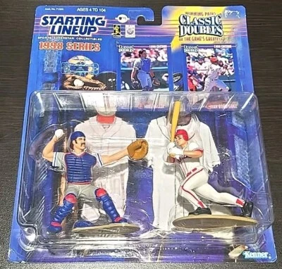 Mike Piazza & Ivan Rodriguez 1998 Starting Lineup MLB Classic Doubles  - Image 1 of 2