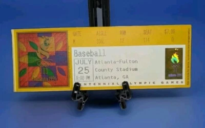 1996 Atlanta Olympics Baseball tickets, used without stubs - Image 1 of 4