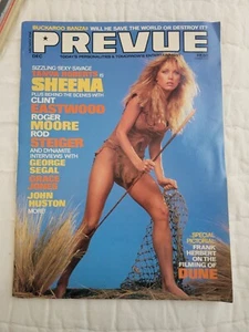 December 1984 PREVUE Magazine Tanya Roberts SHEENA Clint Eastwood Roger Moore - Imagen 1 de 1