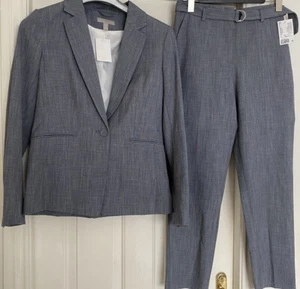 Ladies H&M Elegant Tailored Smart Trousers/Blazer Suit Size 8/10 - Picture 1 of 12